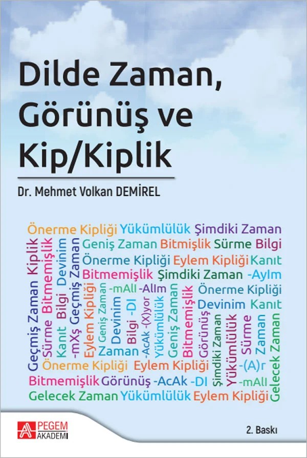Dilde Zaman, Görünüş ve Kip/Kiplik – Mehmet Volkan Demirel – Pegem Akademi Yayıncılık kitap kapağı