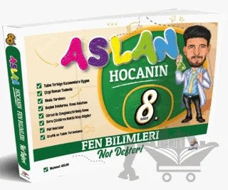 8. Sınıf Fen Bilimleri Aslan Hocanın Not Defteri – Mahmut Aslan – Dizgi Kitap kitap kapağı