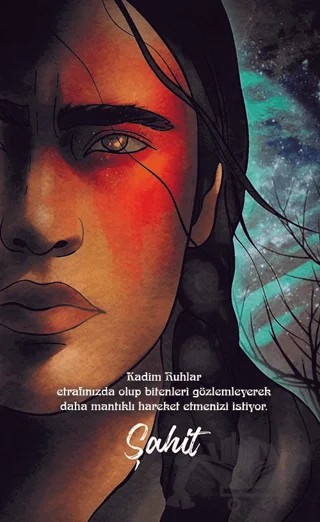 Şaman Defterleri - Şahit – Evangelia Volanis – Gece Kitaplığı kitap kapağı