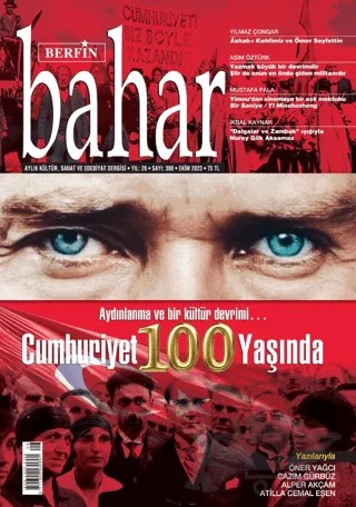 Berfin Bahar Aylık Kültür Sanat ve Edebiyat Dergisi Sayı: 308 Ekim 2023 – Berfin Bahar Dergisi kitap kapağı