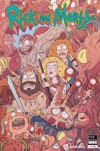 Rick and Morty 45 – Zac Gorman – Marmara Çizgi kitap kapağı
