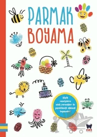 Parmak Boyama - Kırmızı – Kolektif – Net Çocuk Yayınları kitap kapağı