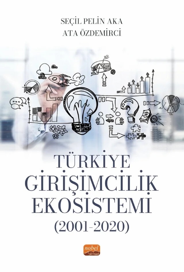Türkiye Girişimcilik Ekosistemi (2001-2020) – Seçil Pelin Aka, Ata Özdemirci – Nobel Bilimsel Eserler kitap kapağı
