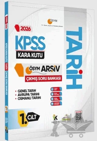 2026 KPSS Tarihin Kara Kutusu 1. Cilt ÖSYM Çıkmış Soru Havuzu Bankası Konu Özetli Dijital Çözümlü – Kolektif – Karakutu Yayın kitap kapağı