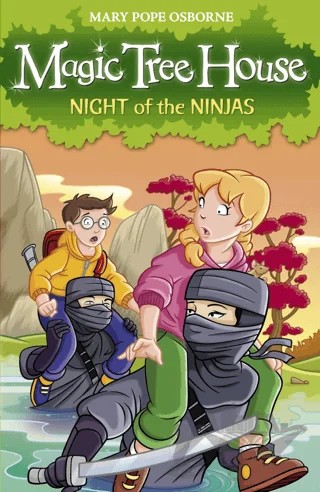 Magic Tree House 5: Night of the Ninjas – Mary Pope Osborne – Red Fox kitap kapağı
