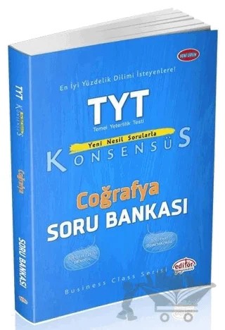 TYT Konsensüs Coğrafya Soru Bankası – Kolektif – Editör Yayınevi kitap kapağı