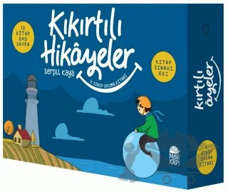 Kıkırtılı Hikayeler - 3. Sınıf Seti (10 Kitap) – Murat Kaya – Mavi Kirpi Yayınları kitap kapağı