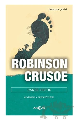 Robinson Crusoe – Daniel Defoe – Akçağ Yayınları kitap kapağı