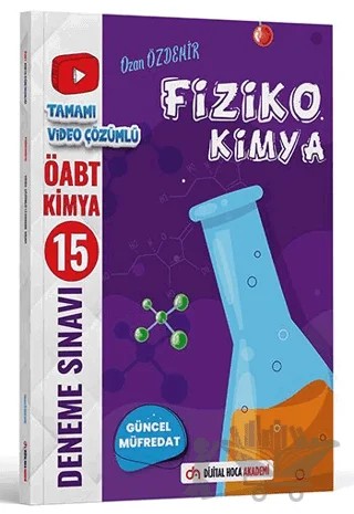ÖABT Fiziko Kimya Video Çözümlü 15 Branş Deneme – Ozan Özdemir – Dijital Hoca kitap kapağı