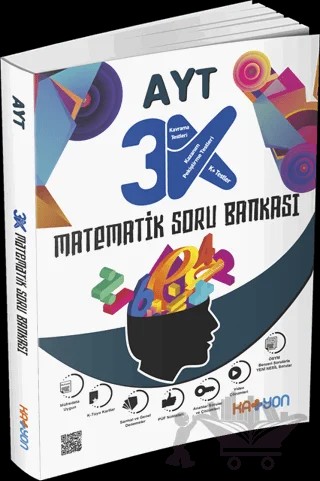 AYT 3K Matematik Soru Bankası – Kolektif – Katyon Yayınları kitap kapağı