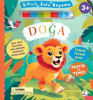 Sihirli Sulu Boyama - Doğa – Kolektif – İndigo Çocuk kitap kapağı