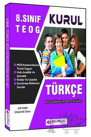 8. Sınıf TEOG Türkçe Hızlı Öğretim Ders Notları – Kolektif – Kurul Yayıncılık kitap kapağı