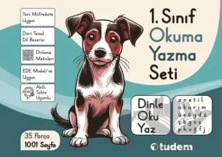 1. Sınıf Okuma Yazma Seti (Kutulu) – Kolektif – Tudem Yayınları kitap kapağı