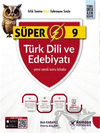 9. Sınıf Türk Dili ve Edebiyatı Süper Soru Bankası – Nuh Kabakcı, İlteriş Aslan – Armada Yayınları kitap kapağı