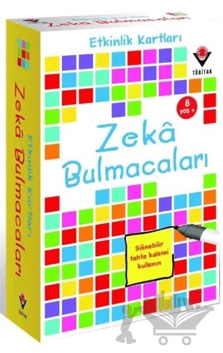 Etkinlik Kartları - Zeka Bulmacaları – Sarah Khan – TÜBİTAK Yayınları kitap kapağı