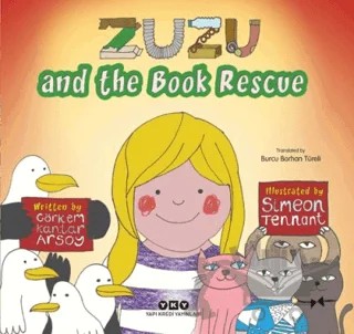 Zuzu: And The Book Rescue – Görkem Kantar Arsoy – Yapı Kredi Yayınları kitap kapağı