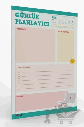 Günlük Planlayıcı Çek Kopar- Evde, Okulda, İşte – Kolektif – XP Koç kitap kapağı
