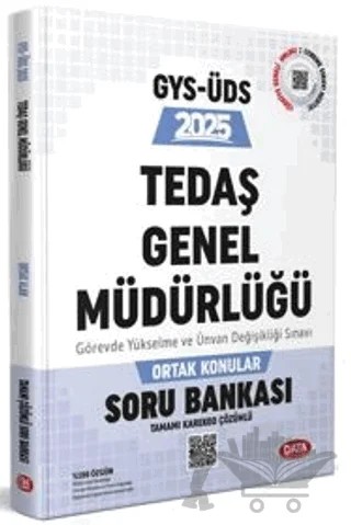 Tedaş Genel Müdürlüğü GYS - ÜDS Ortak Konular Soru Bankası – Kollektif – Data Yayınları kitap kapağı