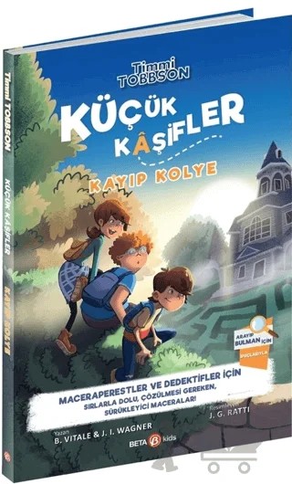 Timmi Tobbson Küçük Kaşifler Kayıp Kolye – Timmy Tobson, Brooke Vitale, J. I. Wagner – Beta Kids kitap kapağı