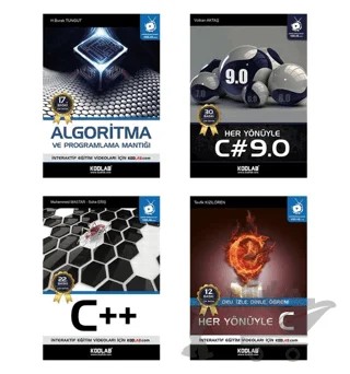 Programlama Uzmanlık Seti (4 Kitap Takım) – Kolektif – Kodlab Yayın Dağıtım kitap kapağı