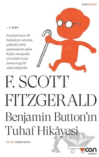 Benjamin Button’ın Tuhaf Hikayesi – Francis Scott Key Fitzgerald – Can Yayınları kitap kapağı