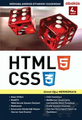 HTML 5 CSS 3 – Ahmet Oğuz Mermerkaya – Abaküs Kitap kitap kapağı
