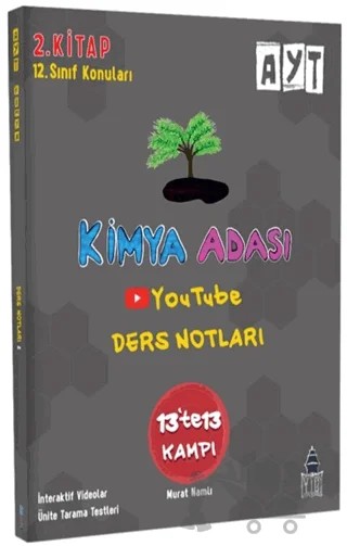 AYT Kimya Youtube Ders Notları 2. Kitap – Kolektif – Kimya Adası kitap kapağı