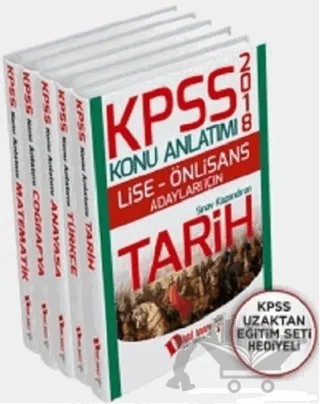 2018 KPSS Lise Ön Lisans Adayları İçin Konu Anlatımı (5 Kitap Set) – Kolektif – Dahi Adam Yayıncılık kitap kapağı