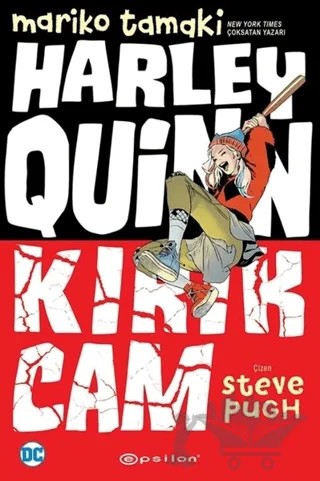 Harley Quinn - Kırık Cam – Mariko Tamaki – Epsilon Yayınevi kitap kapağı