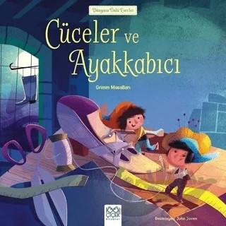 Cüceler ve Ayakkabıcı - Dünyaca Ünlü Eserler – Kolektif – 1001 Çiçek Kitaplar kitap kapağı