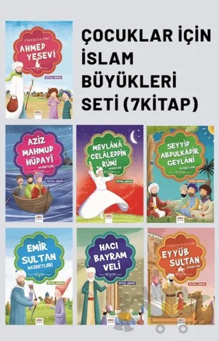 Çocuklar İçin İslam Büyükleri Seti (7 Kitap) – Veysel Akkaya – Çelik Yayınevi kitap kapağı