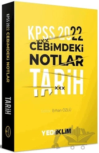 2022 KPSS Cebimdeki Notlar Tarih Kitapçığı – Kolektif – Yediiklim Yayınları kitap kapağı
