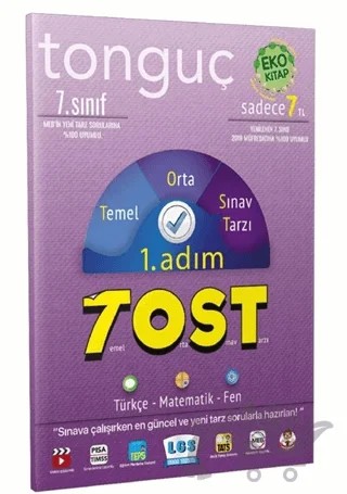 7. Sınıf TOST 1. Adım – Kolektif – Tonguç Akademi kitap kapağı