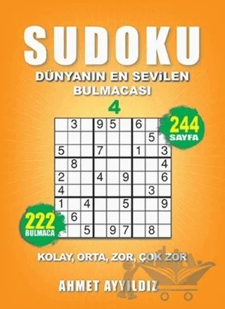 Sudoku 4 – Ahmet Ayyıldız – Olimpos Yayınları kitap kapağı