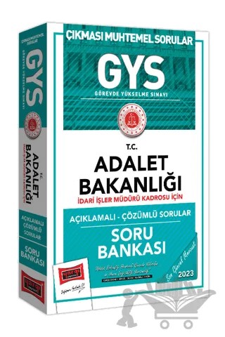 Yargı Yayınları 2023 Adalet Bakanlığı GYS İdari İşler Müdürü Kadrosu İçin Açıklamalı Çözümlü Soru Bankası – Kolektif – Yargı Yayınevi kitap kapağı