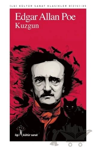 Kuzgun – Edgar Allan Poe – İlgi Kültür Sanat Yayınları kitap kapağı
