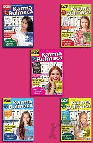 Maxi Karma Bulmaca 5'li Set – Kolektif – Maxi Yayıncılık kitap kapağı