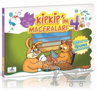 Kipkip'in Maceraları 4 – Leyla Uğur Karaca – Adeda Yayınları kitap kapağı