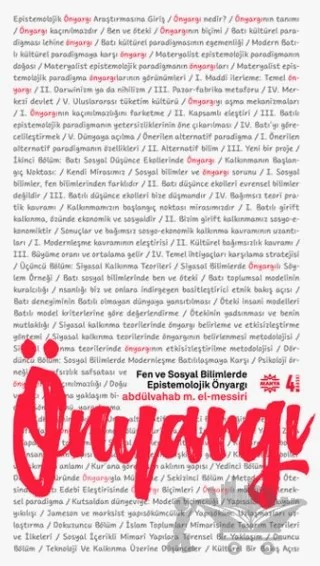 Önyargı – Abdülvahab M. El - Messiri – Mahya Yayınları kitap kapağı