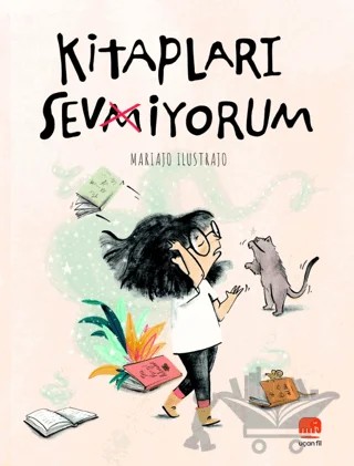 Kitapları Seviyorum – Mariajo Ilustrajo – Uçan Fil Yayınları kitap kapağı