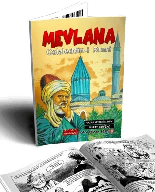 Mevlana Celaledin-i Rumi – Murat Sevinç – Bordo Ressam kitap kapağı