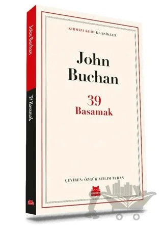 39 Basamak – John Buchan – Kırmızı Kedi Yayınevi kitap kapağı
