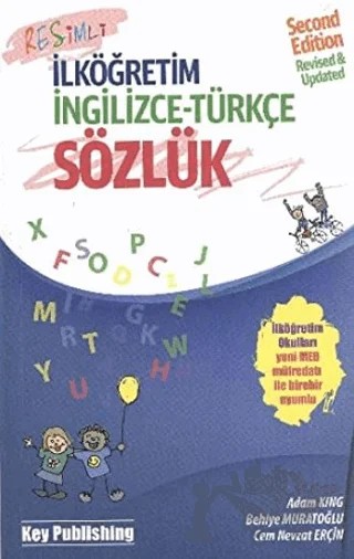 Resimli İlköğretim İngilizce-Türkçe Sözlük – Adam King – Key Publishing kitap kapağı