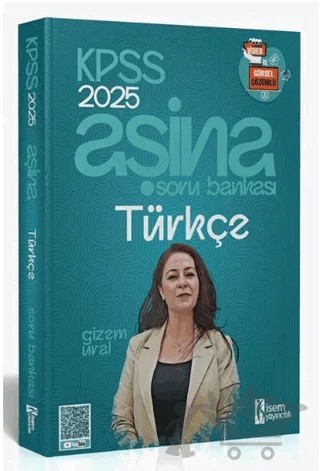 2025 İsem KPSS Aşina Türkçe Soru Bankası – Gizem Ural – İSEM Yayıncılık kitap kapağı