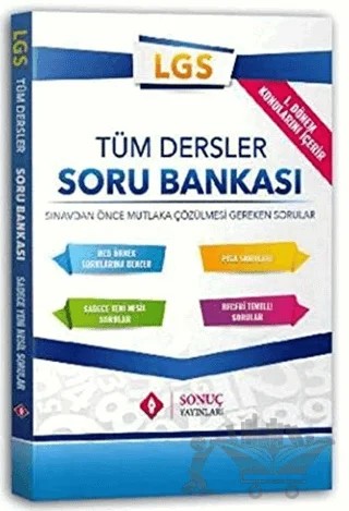 LGS Tüm Dersler Soru Bankası – Kolektif – Sonuç Yayınları kitap kapağı