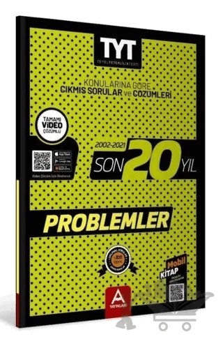 TYT Problemler Son 20 Yıl Konularına Göre Çıkmış Sorular ve Çözümleri – Kolektif – A Yayınları kitap kapağı