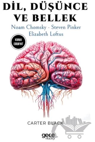 Dil, Düşünce ve Bellek – Noam Chomsky, Elizabeth Loftus, Steven Pinker – Gece Kitaplığı kitap kapağı