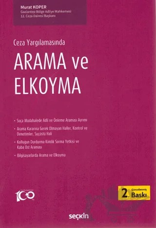 Arama ve El Koyma – Murat Koper – Seçkin Yayıncılık kitap kapağı