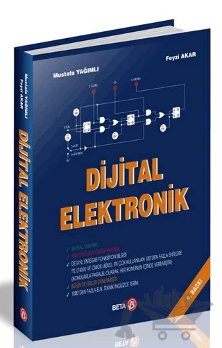 Dijital Elektronik – Feyzi Akar, Mustafa Yağımlı – Beta Yayınevi kitap kapağı