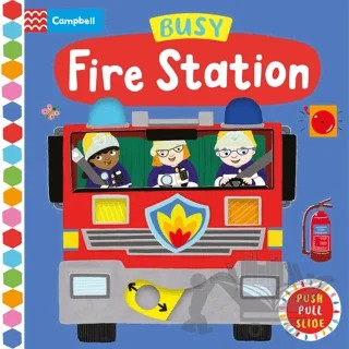 Busy Fire Station – Jo Byatt – Campbell kitap kapağı